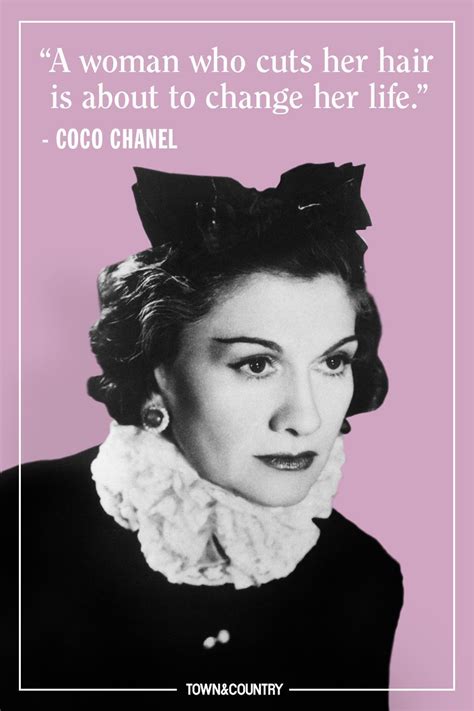 hair quotes coco chanel|coco chanel quotes lipstick.